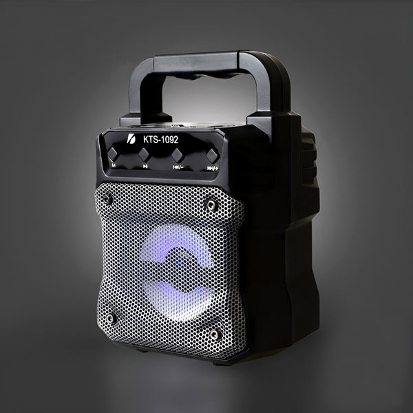 KTS-1092 Mini Portable 3-Inch Wireless Bluetooth Speaker with High-Quality Sound and Mic Option