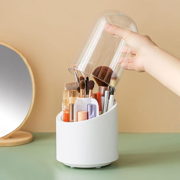 New 360° Rotating Makeup Brush Holder