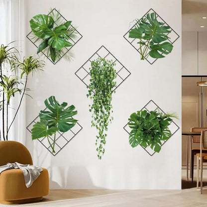 3D Green Plant Wall Stickers