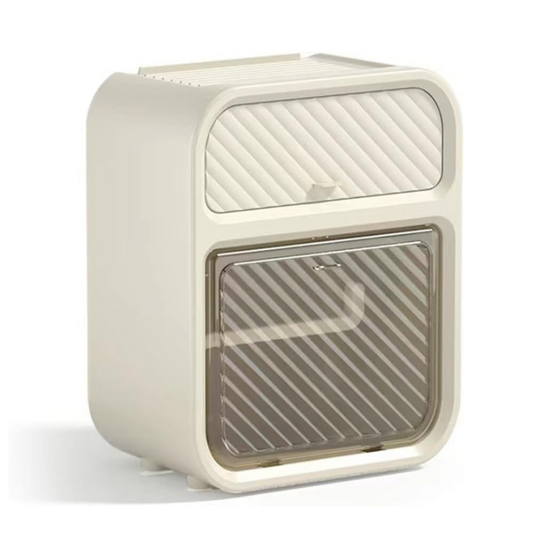 Wall Mounted Tissue Holder With Drawer