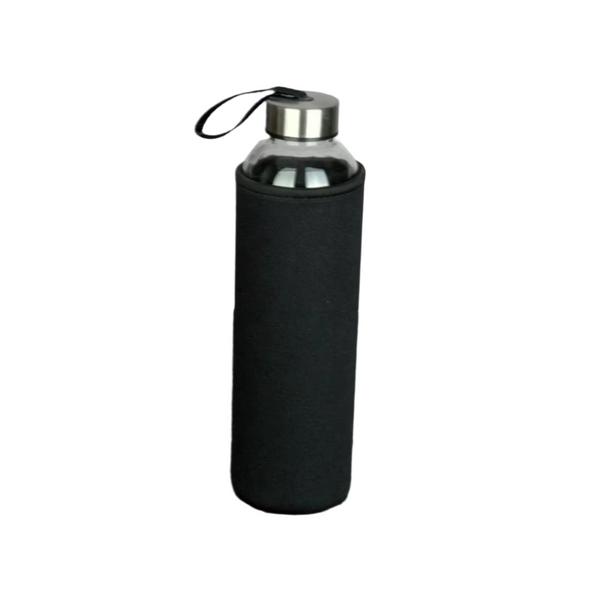 Glass Water Bottle With Cover